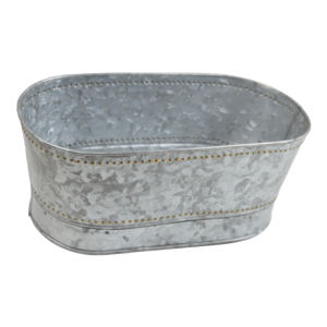 Bandeja DE SERVICIO DE METAL galvanizada plana redonda más vendida con mango de bola de cuerda para uso doméstico - Product Image 5