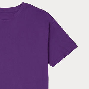 Camiseta Casual de Mujer con el Mejor Diseño, Poliéster/Algodón, Estampado Personalizado, Transpirable, de Secado Rápido, Patrón Sólido, Jersey Liso al por Mayor - Product Image 6