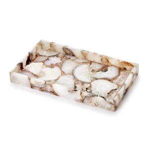 Plato para servir de ágata, bandeja de piedra de amatista tallada con estilo para cenas de lujo, ocasiones especiales, decoración del hogar - Product Image 4