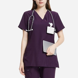 Top Quality Fashion Scrubs Uniform Set Wholesale Rate Good Material Scrub Uniform Customized - Product Image 3