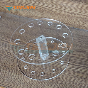 Support de rangement multifonctionnel en acrylique transparent TEEJAY pour 12 pinces à épiler, idéal pour les pinces à cils et à sourcils - Product Image 6