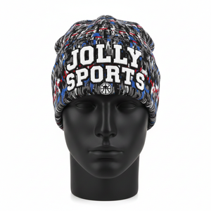 Gorro de Invierno para Hombre, Elegante, 280 GSM, Tejido Acrílico de Alta Calidad, Multicolor, Cálido, Suave, Ajustable, con Logotipo Personalizado, Jacquard - Product Image 1