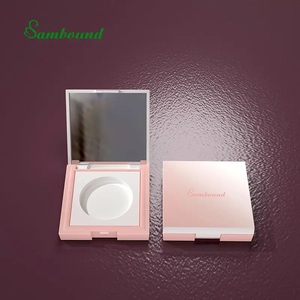 3,3 ml Material PET ecológico PCR Bandeja vacía Contorno y resaltador Muestra de embalaje de maquillaje con caja de rubor de espejo - Product Image 3