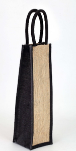 กระเป๋าใส่ไวน์ทำจากปอกระเจาเป็นมิตรกับสิ่งแวดล้อมของผู้หญิงขวดซิปใช้ซ้ำได้มีความต้องการสูงใช้ปักโลโก้ได้ตามต้องการ - Product Image 2