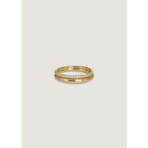 Pauline Ellipse & Dahlia Pav Diamond <b>Stack</b> <b>Ring</b> - Product Image 1