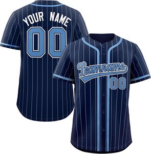 Camiseta de Béisbol Personalizada de Talla Grande con Botones, Corte Profesional, Tejido de Malla Transpirable de Secado Rápido, Camiseta de Softbol con Bordado Tackle Twill - Product Image 5