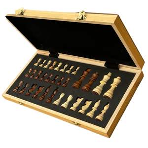 15" X 15" Collectible Marble <b>Chess</b> Game Board Set Brass Crafted <b>Pieces</b> for Kids & Adults - Product Image 3