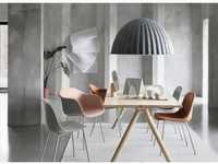 Abat-jour suspendu moderne en polyester acoustique en forme de cloche pour salle à manger et espaces commerciaux