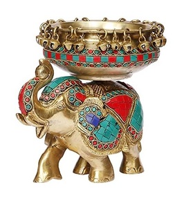 Decoración DE MESA DE BODA hecha a mano, cuenco Urli de latón pulido dorado, nuevo estilo único, nuevo diseño para decoración de boda única - Product Image 3