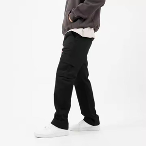 กางเกงยีนส์ขายาวแบบลำลองสำหรับผู้ชาย, กางเกงยีนส์ผ้ายืดหยุ่นพลัสไซส์ทรงตรงปิดปานกลาง-ซักธรรมดาสำหรับฤดูร้อน2025 - Product Image 3