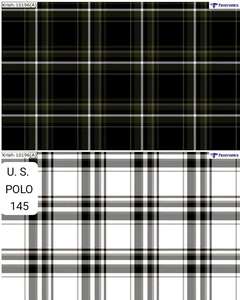 Tela de Camisa de algodón puro teñido de hilo peinado de alta calidad, Material de vestido a cuadros estilo POLO de EE. UU. para niñas y niños para bodas - Product Image 1