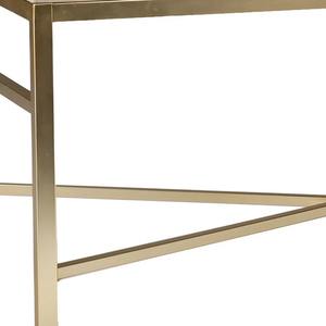 Mesa de Centro de Lujo Moderna y Ecológica con Tapa de Mármol y Metal Forjado a Mano para Sala de Estar - Product Image 5