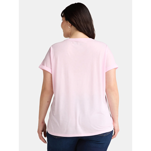 OEM Custom Logo Design 100% Cotton <b>White</b> Color Printed <b>T</b>-<b>Shirt</b> Casual Oversized O-Neck Short Sleeve Plus Size <b>T</b>-<b>shirt</b> for <b>Women</b> - Product Image 6