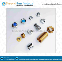Accessoires de Robinetterie de Cuisine et de Salle de Bain Bhagwati de Haute Qualité, en Laiton et Acier Inoxydable, Taille Personnalisable, Écrou Fileté, Plomberie