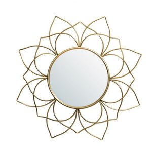 Luxury Finishing Metal Frame Eye Shape Wall <b>Mirror</b> for Home & Hotel <b>Bathroom</b> High Quality Gold Modern Design Wholesale Pricing - Product Image 4