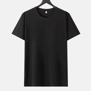 Camisetas de punto de algodón puro para hombres Camiseta de manga corta OEM Tela suave Ajuste personalizado Proveedor de ropa informal cómoda - Product Image 1