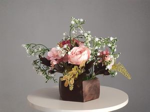 Maceta de madera artesanal de primera calidad, hermoso jarrón decorativo para jardín, flores frescas y exuberantes exhibiciones de vegetación - Product Image 2