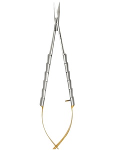 Tijeras Microquirúrgicas Castroviejo de Alta Calidad, Rectas, de Acero Inoxidable, Instrumento Manual para Microcirugía - Product Image 1