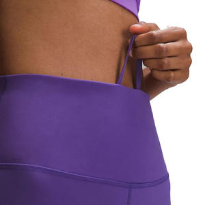 Top Selling <b>Women</b> Spandex Material Purple Colour Stretchy <b>Biker</b> <b>Shorts</b> <b>Women</b> Gym Wear Running Sports <b>Shorts</b> - Product Image 4
