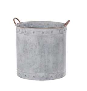 Best Manufacturer of <b>Galvanized</b> Planter Premium Quality Handmade Designer Waste <b>Bucket</b> Classic Stylish Wholesale iron Metal - Product Image 1