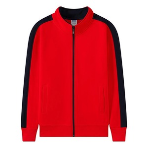 เสื้อสเวตเตอร์คาร์ดิแกนมีซิปแบบลำลองคอปกตั้งเสื้อผ้าทำงานสั่งทำพร้อมโลโก้พิมพ์ลายสำหรับฤดูใบไม้ร่วงและฤดูหนาว - Product Image 1