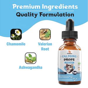 Chat calmant avec de la mélatonine Chats Soulagement du stress et de l'anxiété Gardez votre calme Toilettage Voyage ou visites chez le vétérinaire Aide à dormir Goutte - Product Image 6