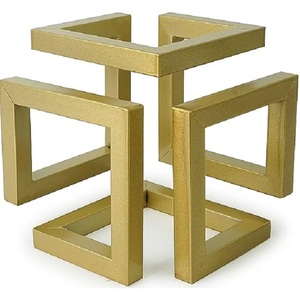 Escultura de forma redonda de Metal de calidad caliente con pátina acabada mesa de oficina en casa renovar regalo de boda acentos decorativos - Product Image 2