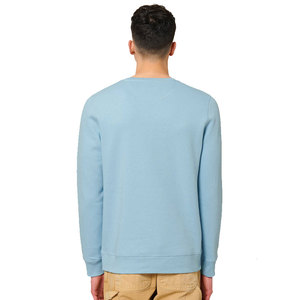 Sudadera unisex de manga larga de punto liso lavado para hombre de algodón 430GSM 100% en relieve personalizada de calidad superior OEM - Product Image 3