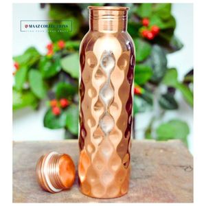 Bouteille d'eau personnalisée Iron Ayurvedic 1000 ml avec design vintage écologique pour la salle de sport - Product Image 1