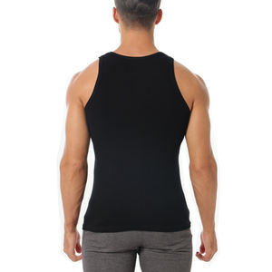 Camisetas de Gimnasio para Hombre de Spandex/Algodón al por Mayor, Talla Grande, Tejidas, Casuales, para Fitness, Culturismo, Chaleco Transpirable de Alta Calidad - Product Image 4