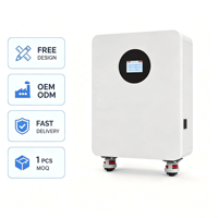 Batterie LiFePO4 intelligente à écran tactile 16 kWh 314 Ah 51,2 V ESS pour stockage solaire domestique, batterie de secours hors réseau pour maison