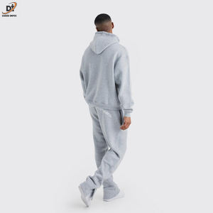 Vente en gros nouvel arrivage de survêtements couleur unie vêtements décontractés pour hommes survêtements deux pièces pour hommes - Product Image 3