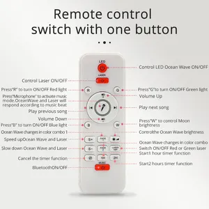 KSWING-Lámpara LED láser de galaxia Aurora, luz de proyector de noche estrellada