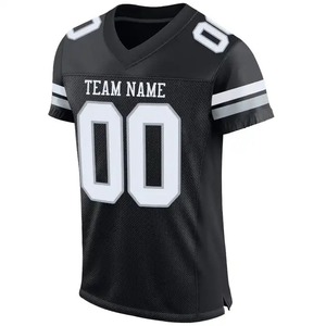 Maillot de football américain OEM avec logo personnalisé manches courtes design personnalisé sublimation prix bon marché en vente - Product Image 4