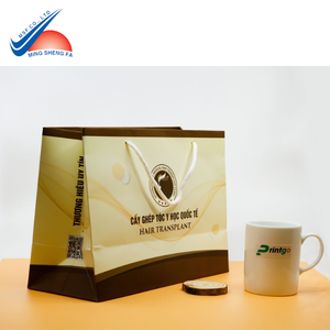 Sac en papier de marque de luxe vietnamienne - Laminage mat ou brillant avec des poignées robustes, parfait pour le commerce de détail haut de gamme et les événements spéciaux - Product Image 1