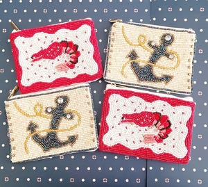 Porte-monnaie en perles de graines personnalisé Teas Design, magnifique porte-monnaie avec des caractéristiques d'accessoires à la mode - Product Image 1