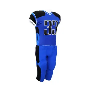 Uniforme de fútbol americano Unisex de alta calidad de talla grande de secado rápido cómodo manga corta transpirable conjunto activo - Product Image 1