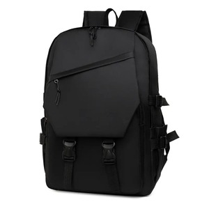 Mochila de cuero moderna para hombre, mezcla de nailon de cuero PU, carga USB, correa de equipaje, bolsillo oculto, resistente al agua, logotipo personalizado OEM - Product Image 4