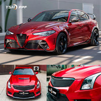 YSH Emballage teinté Jaune mat noir Bleu Gris Rouge Vert Voitures corps entier Changement de couleur Film Wrap Vinyl Wrap Film Rouleaux de voiture