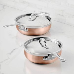Luxury Hammered Stainless Steel Saucepan with Decorative Lid Artisan Handmade Cookware Pot for Kitchen & Buffet - Product Image 3