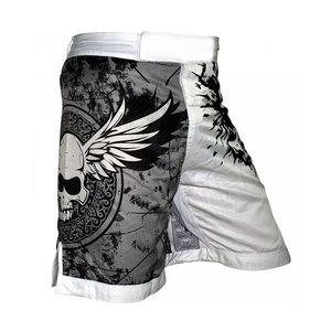 Short MMA imprimé au design personnalisé, court combat/entraînement extensible dans les deux sens fabriqué par le Pakistan pour la vente en ligne - Product Image 6