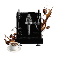 Machine à expresso professionnelle 9 bars avec pompe vibrante et système à double chaudière pour la préparation du café