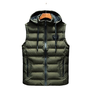 Gilet matelassé sans manches chaud pour homme, personnalisable, en stock, service OEM, design sur mesure, vente chaude - Product Image 1