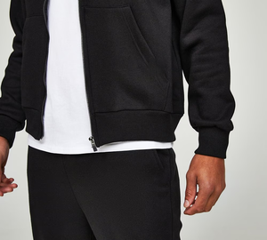 Ensemble de survêtement à capuche zippé pour homme 2 pièces sweat-shirt et joggers décontracté Streetwear - Product Image 4