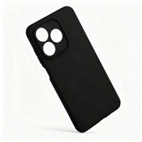 Vente en gros d'étuis en TPU mat coque arrière souple givrée coque de téléphone portable en silicone pour Honor X5c 4G X5c Plus 4G noir