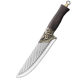 Couteau de chef de cuisine en acier inoxydable, couteau de cuisine chinois avec manche en bois, personnalisé en gros OEM ODM - Product Image 6