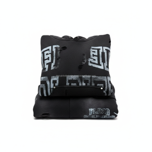 Conjuntos de sudaderas con capucha y pantalones de chándal casuales de invierno de corte holgado personalizado, con estampado tecnológico Y2K, de forro polar, con cordón, lavado ácido, bordados y pedrería - Product Image 4