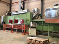 Machine de traitement du tabac semi-automatique électrique pour la ligne de production de tiges de tabac, 2000 kg/h, haute productivité, 380 V, garantie 1 an