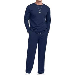 Men's Tracksuit 2 Piece Long Sleeve Pullover Jogging <b>Track</b> Suit Casual Sweatsuit - Product Image 2