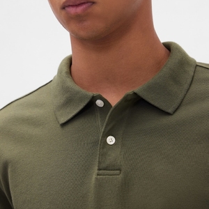 Polo pour homme, travail de couture élégant, tissu lisse, coupe confortable, style décontracté pour le bureau et l'extérieur - Product Image 4